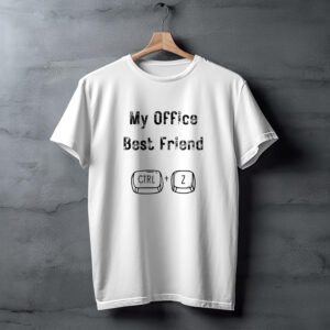My office Best friend (white)(Classic T)_Snidestyle