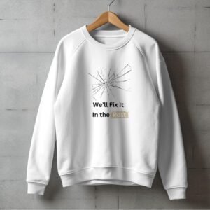 Fix in post(sweatshirt)(white) Snidestyle